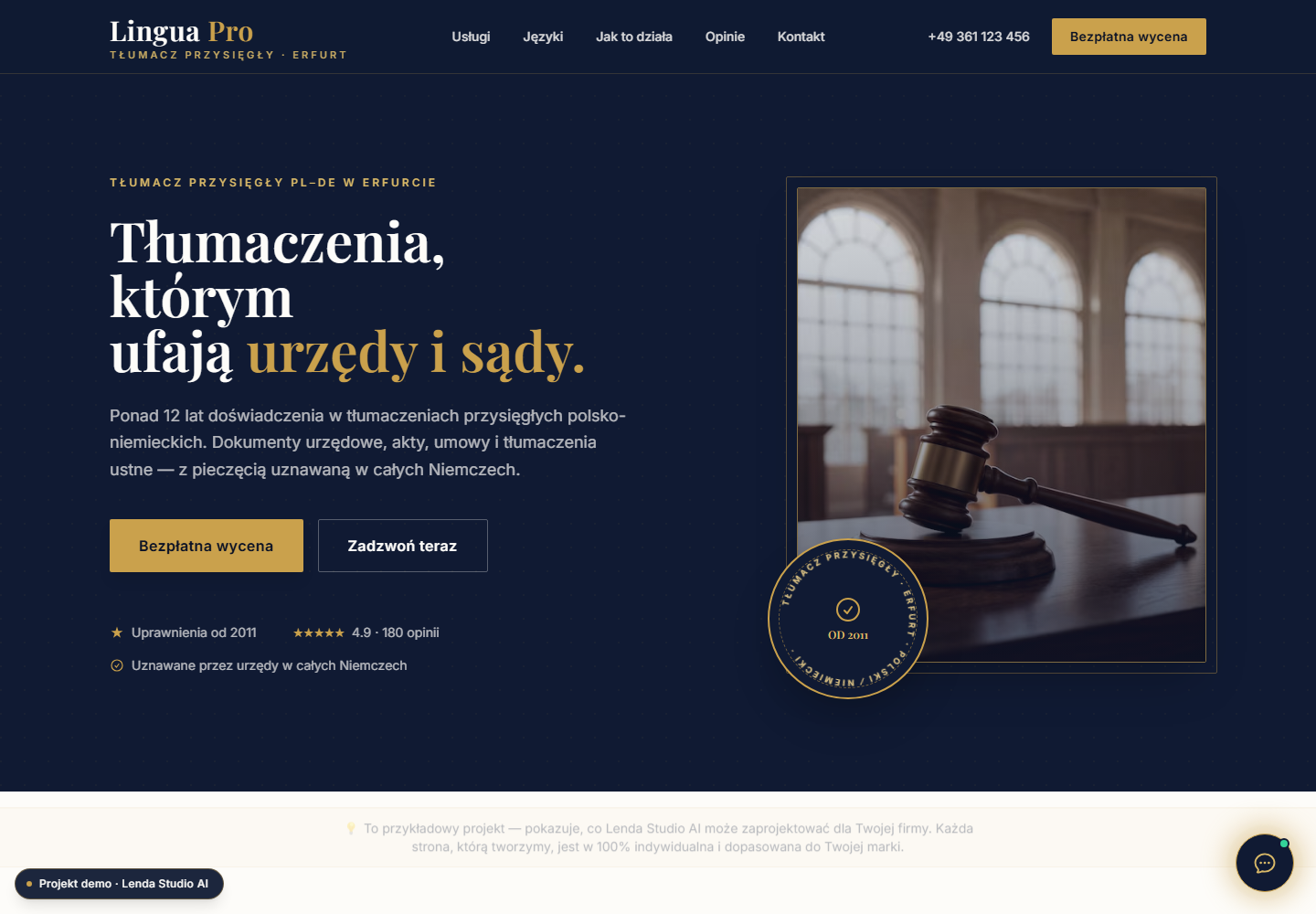 Lingua Pro — tłumacz przysięgły